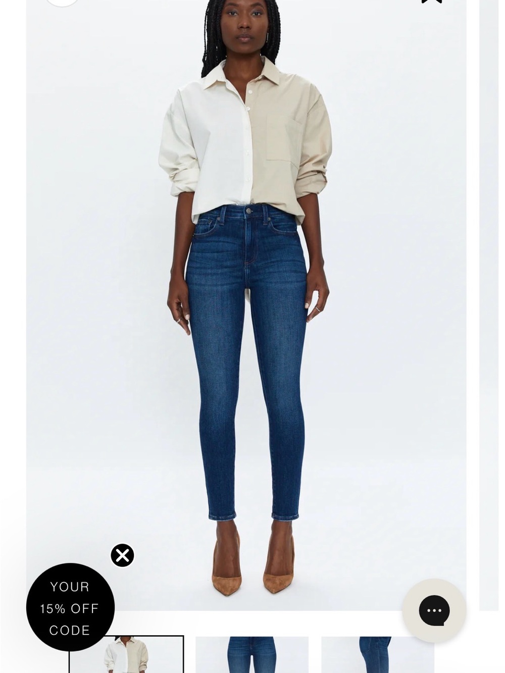 Pistola Aline High-Rise Skinny Jeans